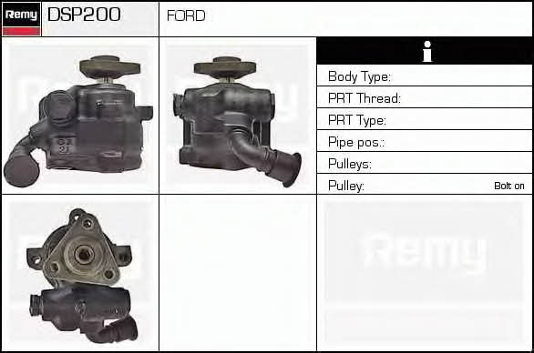 Remy DSP200 Hydraulic Pump, steering system DSP200: Buy near me in Poland at 2407.PL - Good price!