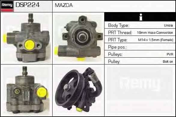 Remy DSP224 Hydraulic Pump, steering system DSP224: Buy near me at 2407.PL in Poland at an Affordable price!