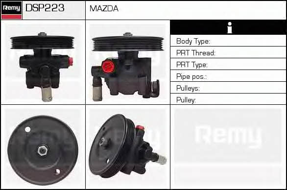 Remy DSP223 Hydraulic Pump, steering system DSP223: Buy near me at 2407.PL in Poland at an Affordable price!