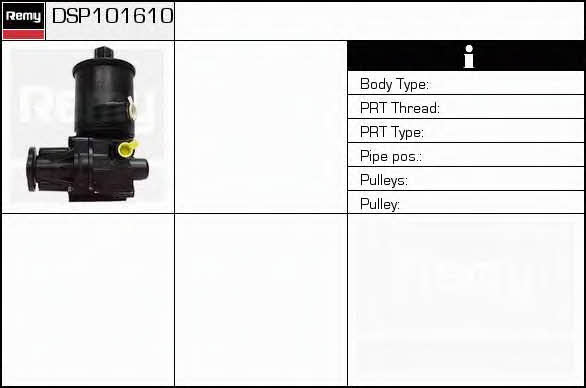 Remy DSP101610 Pompa hydrauliczna, układ kierowniczy DSP101610: Dobra cena w Polsce na 2407.PL - Kup Teraz!