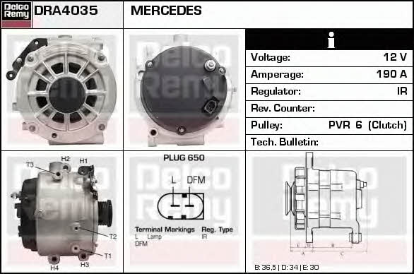 Remy DRA4035 Generator DRA4035: Kaufen Sie zu einem guten Preis in Polen bei 2407.PL!