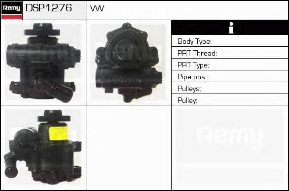 Remy DSP1276 Pompa hydrauliczna, układ kierowniczy DSP1276: Dobra cena w Polsce na 2407.PL - Kup Teraz!