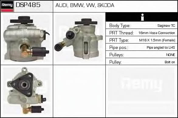 Remy DSP485 Hydraulic Pump, steering system DSP485: Buy near me in Poland at 2407.PL - Good price!