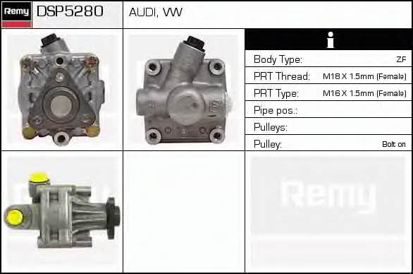 Remy DSP5280 Hydraulic Pump, steering system DSP5280: Buy near me in Poland at 2407.PL - Good price!