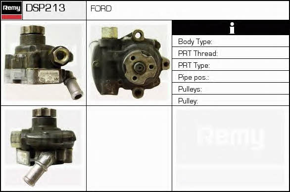 Remy DSP213 Hydraulic Pump, steering system DSP213: Buy near me in Poland at 2407.PL - Good price!