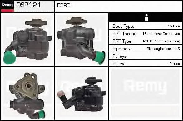 Remy DSP121 Hydraulic Pump, steering system DSP121: Buy near me in Poland at 2407.PL - Good price!