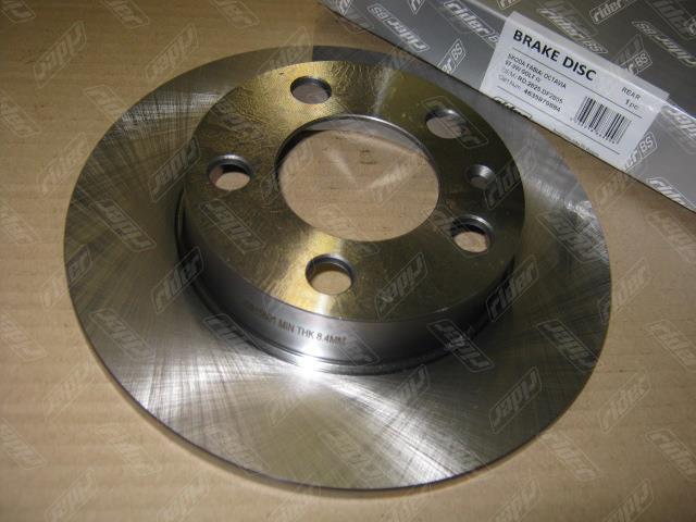 Rider RD.2625.DF2805 Rear brake disc, non-ventilated RD2625DF2805: Buy near me in Poland at 2407.PL - Good price!