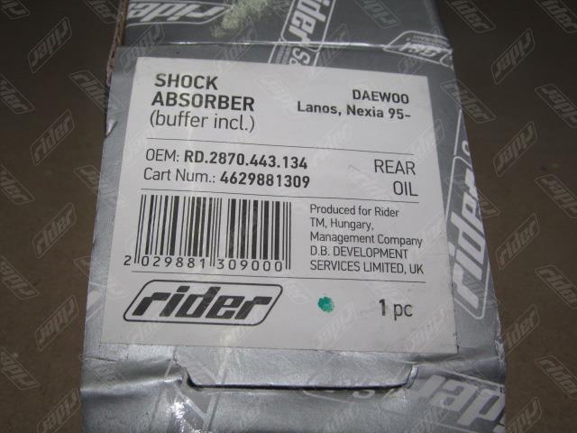 Rider RD.2870.443.134 Shock absorber assy RD2870443134: Buy near me in Poland at 2407.PL - Good price!