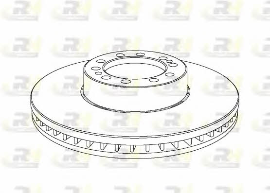 Road house NSX1075.20 Front brake disc ventilated NSX107520: Buy near me in Poland at 2407.PL - Good price!