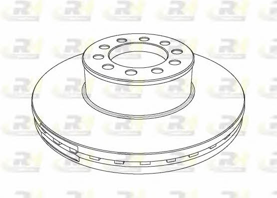 Road house NSX1173.20 Front brake disc ventilated NSX117320: Buy near me in Poland at 2407.PL - Good price!