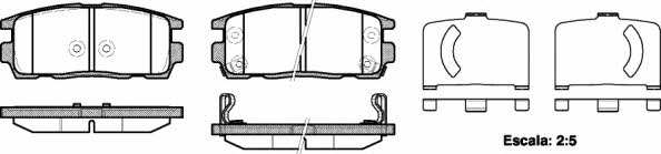 Road house 21260.12 Brake Pad Set, disc brake 2126012: Buy near me in Poland at 2407.PL - Good price!