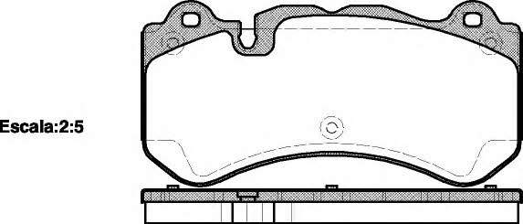 Road house 21279.00 Brake Pad Set, disc brake 2127900: Buy near me in Poland at 2407.PL - Good price!