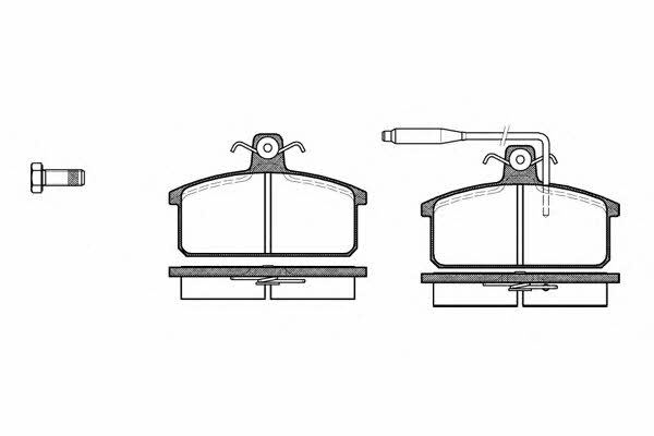 Road house 2128.02 Brake Pad Set, disc brake 212802: Buy near me in Poland at 2407.PL - Good price!