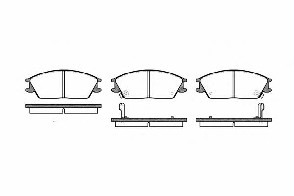 Road house 2224.02 Brake Pad Set, disc brake 222402: Buy near me in Poland at 2407.PL - Good price!