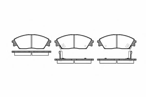 Road house 2229.02 Brake Pad Set, disc brake 222902: Buy near me in Poland at 2407.PL - Good price!