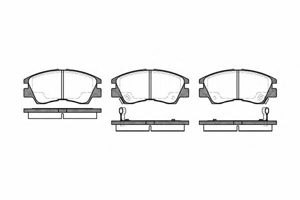 Road house 2275.02 Brake Pad Set, disc brake 227502: Buy near me in Poland at 2407.PL - Good price!