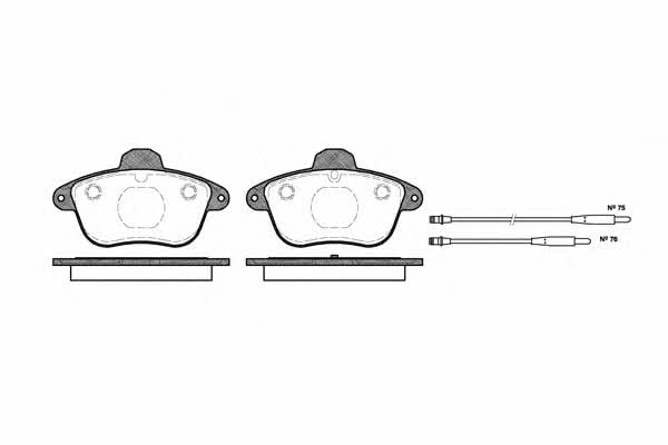 Road house 2401.14 Brake Pad Set, disc brake 240114: Buy near me in Poland at 2407.PL - Good price!