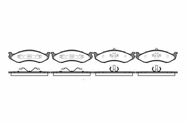 Road house 2467.00 Brake Pad Set, disc brake 246700: Buy near me in Poland at 2407.PL - Good price!