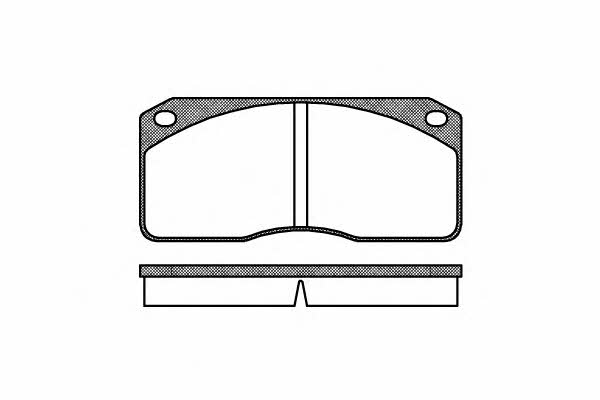 Road house 2278.00 Brake Pad Set, disc brake 227800: Buy near me in Poland at 2407.PL - Good price!