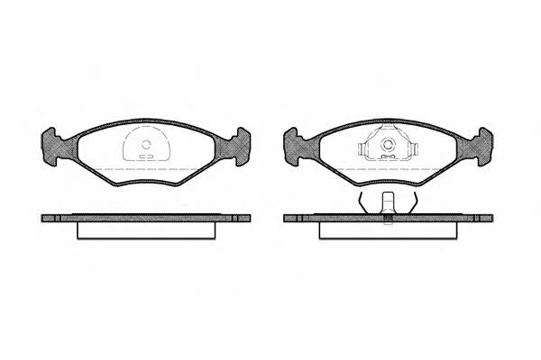 Road house 2281.10 Brake Pad Set, disc brake 228110: Buy near me in Poland at 2407.PL - Good price!