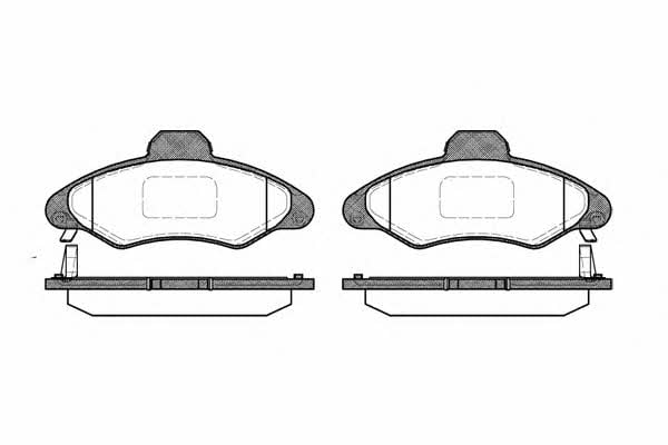 Road house 2331.04 Brake Pad Set, disc brake 233104: Buy near me in Poland at 2407.PL - Good price!