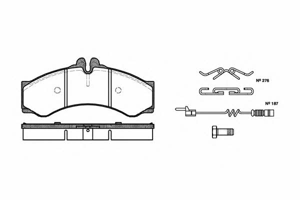 Road house 2614.02 Brake Pad Set, disc brake 261402: Buy near me in Poland at 2407.PL - Good price!