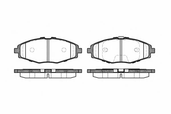 Road house 2696.00 Brake Pad Set, disc brake 269600: Buy near me in Poland at 2407.PL - Good price!