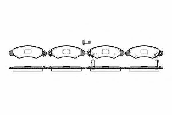 Road house 2702.02 Brake Pad Set, disc brake 270202: Buy near me in Poland at 2407.PL - Good price!