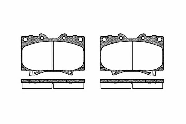 Road house 2707.04 Brake Pad Set, disc brake 270704: Buy near me in Poland at 2407.PL - Good price!