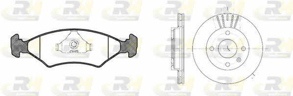 Road house 8119.01 Front ventilated brake discs with pads, set 811901: Buy near me in Poland at 2407.PL - Good price!