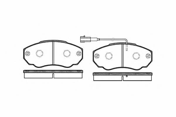 Road house 2960.01 Brake Pad Set, disc brake 296001: Buy near me in Poland at 2407.PL - Good price!