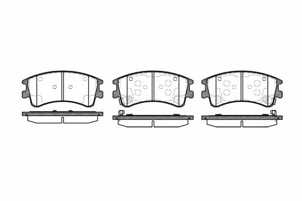 Road house 2970.02 Brake Pad Set, disc brake 297002: Buy near me in Poland at 2407.PL - Good price!