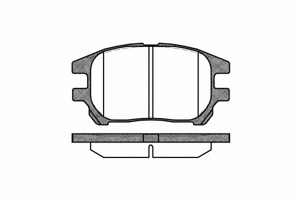 Road house 2972.00 Brake Pad Set, disc brake 297200: Buy near me in Poland at 2407.PL - Good price!