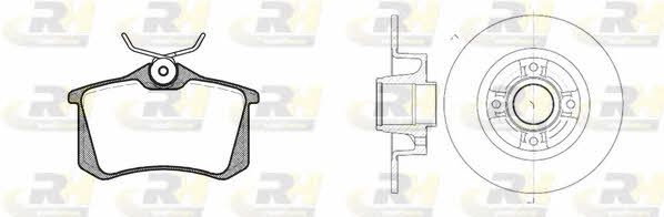 Road house 8263.07 Bremsscheiben mit Belägen hinten unbelüftet, Satz 826307: Kaufen Sie zu einem guten Preis in Polen bei 2407.PL!