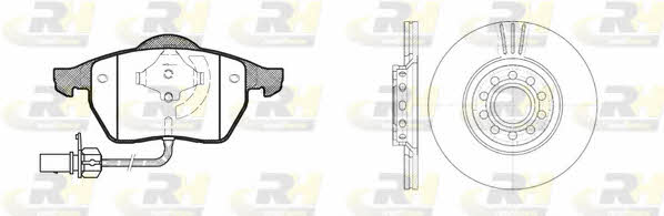 Road house 8390.07 Bremsscheiben vorne innenbelüftet mit Belägen, Satz 839007: Kaufen Sie zu einem guten Preis in Polen bei 2407.PL!