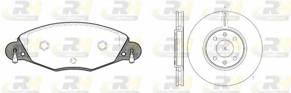 Road house 8827.00 Front ventilated brake discs with pads, set 882700: Buy near me in Poland at 2407.PL - Good price!