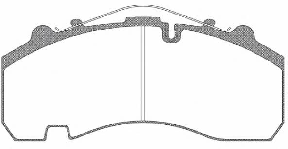 Road house JSX 21076.00 Тормозные колодки дисковые, комплект JSX2107600: Отличная цена - Купить в Польше на 2407.PL!