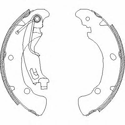 Road house 4041.01 Brake shoe set 404101: Buy near me at 2407.PL in Poland at an Affordable price!