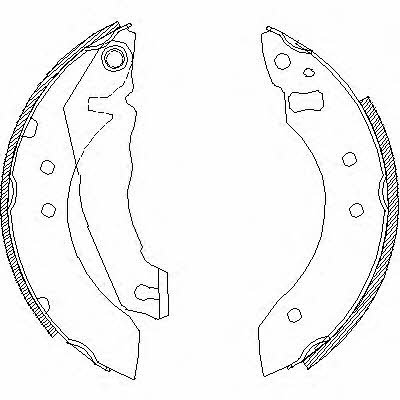 Road house 4051.00 Brake shoe set 405100: Buy near me at 2407.PL in Poland at an Affordable price!