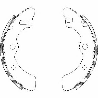 Road house 4061.01 Brake shoe set 406101: Buy near me at 2407.PL in Poland at an Affordable price!