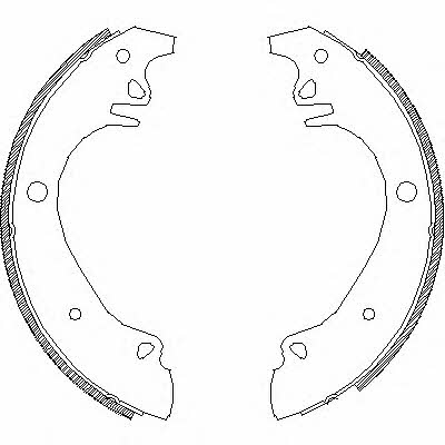Road house 4070.01 Brake shoe set 407001: Buy near me at 2407.PL in Poland at an Affordable price!