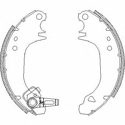 Road house 4075.00 Brake shoe set 407500: Buy near me at 2407.PL in Poland at an Affordable price!