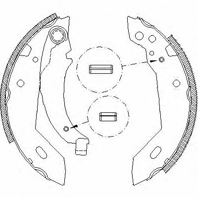 Road house 4095.00 Brake shoe set 409500: Buy near me at 2407.PL in Poland at an Affordable price!