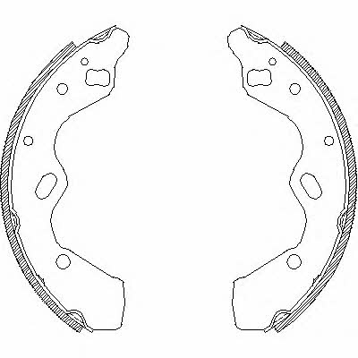 Road house 4110.00 Brake shoe set 411000: Buy near me at 2407.PL in Poland at an Affordable price!