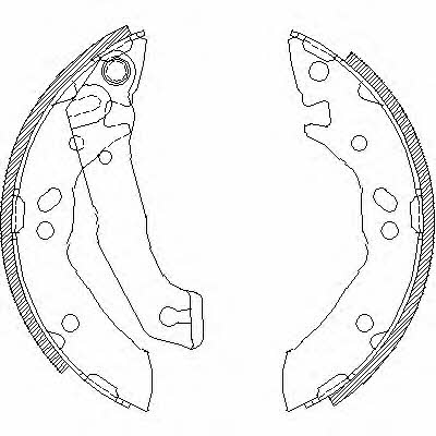 Road house 4117.00 Brake shoe set 411700: Buy near me in Poland at 2407.PL - Good price!