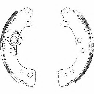 Road house 4126.00 Brake shoe set 412600: Buy near me at 2407.PL in Poland at an Affordable price!