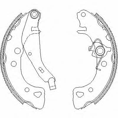 Road house 4126.01 Brake shoe set 412601: Buy near me at 2407.PL in Poland at an Affordable price!