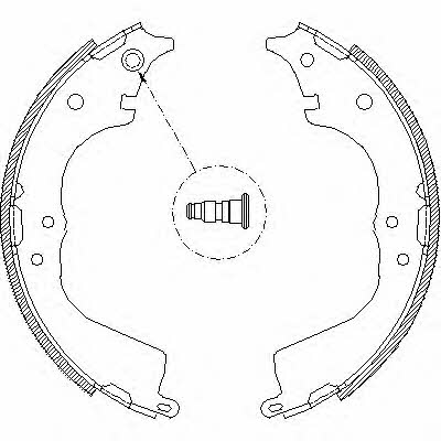 Road house 4134.00 Brake shoe set 413400: Buy near me in Poland at 2407.PL - Good price!