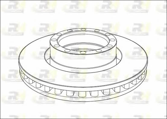 Road house NSX1015.20 Front brake disc ventilated NSX101520: Buy near me in Poland at 2407.PL - Good price!