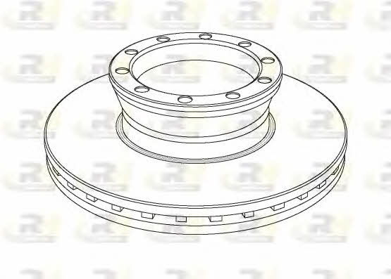 Road house NSX1041.20 Front brake disc ventilated NSX104120: Buy near me at 2407.PL in Poland at an Affordable price!